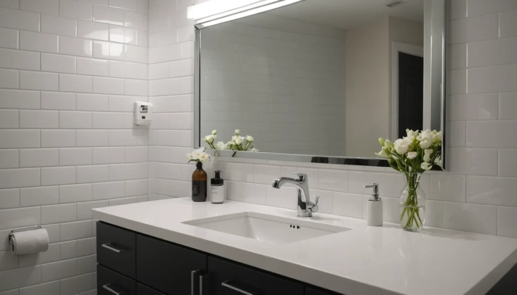 blanchir les joints de salle de bain
