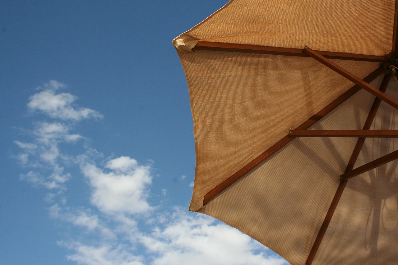 parasol pour salon de jardin