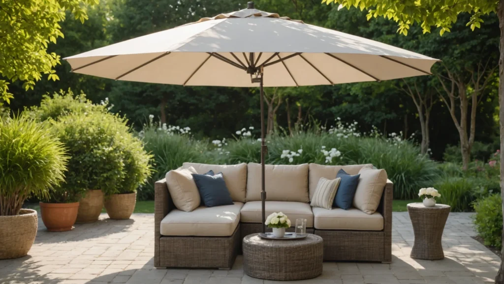 parasol fermé