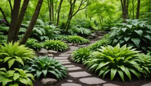 plantes pour jardin de rocaille ombragé