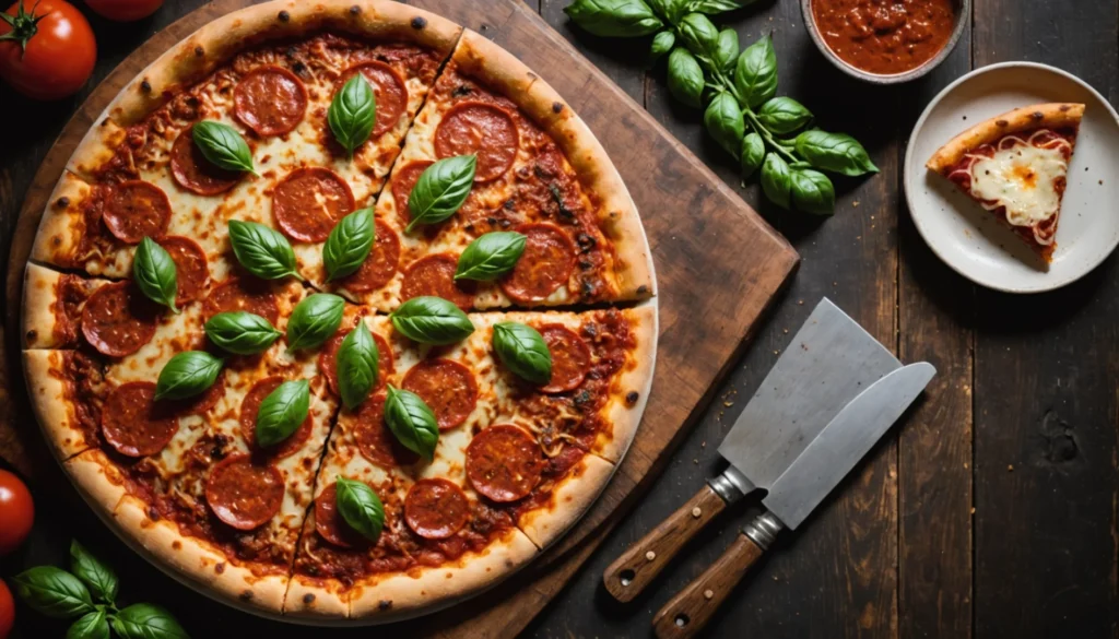 cuire la pizza au four