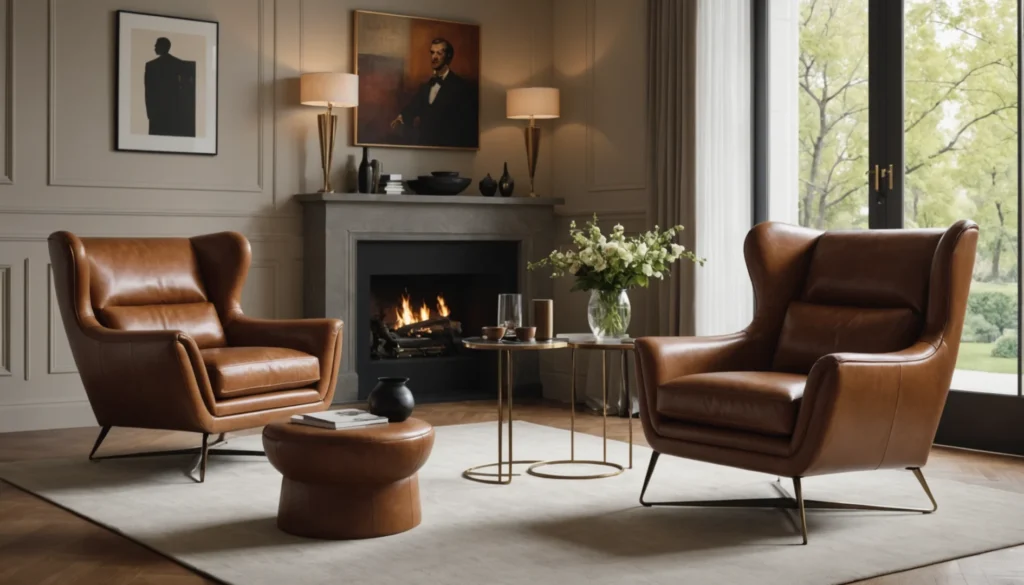 chaises design italiennes en cuir