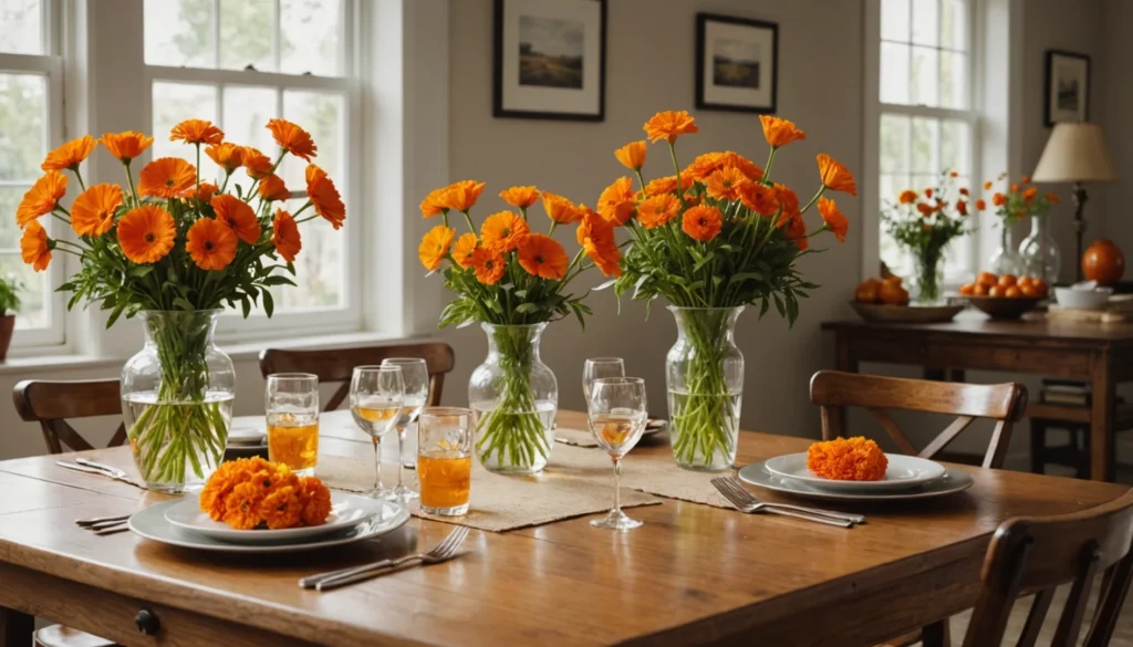 plante avec fleurs oranges