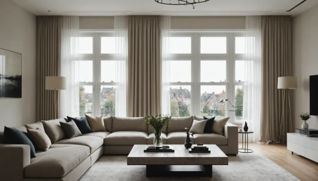 fixer les rideaux au plafond