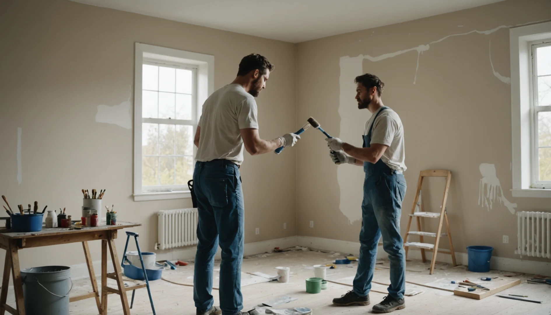 combien de temps pour peindre 1m2