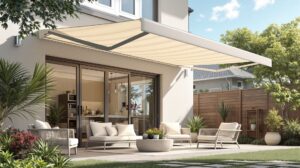 store banne sur pied